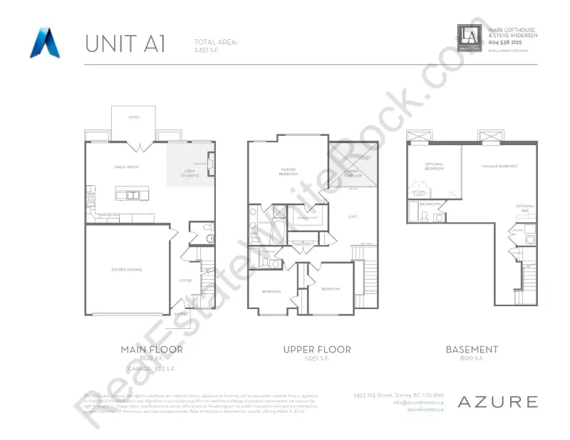 Azure I Azure I floor plan