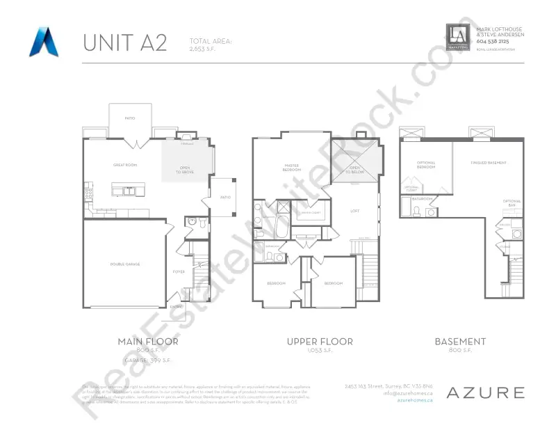 Azure I Azure I floor plan