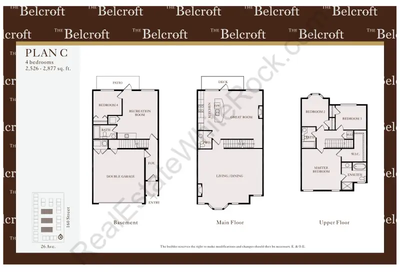 Belcroft Belcroft Floorplans floor plan