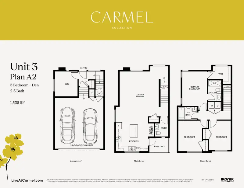 Carmel Carmel Grandview Surrey 1 floor plan