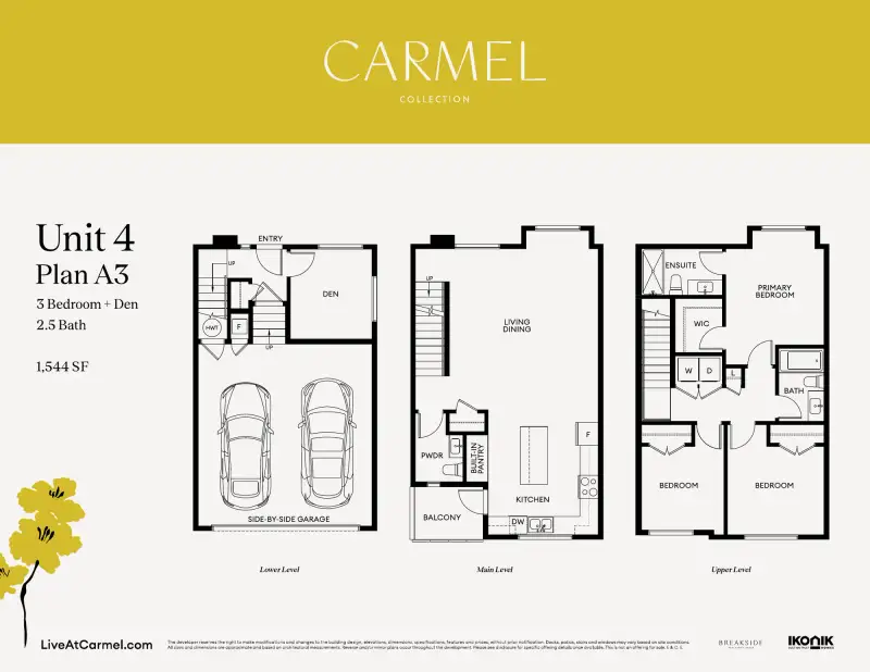 Carmel Carmel Grandview Surrey 1 floor plan