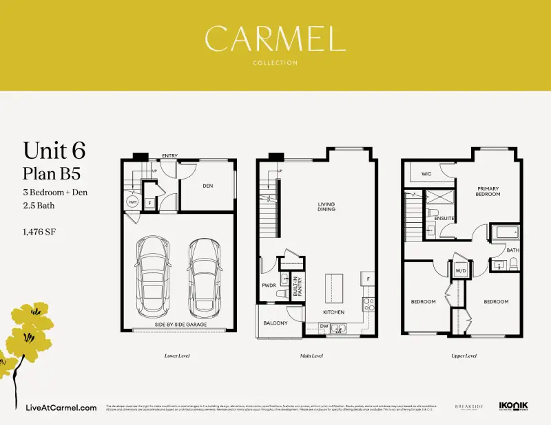 Carmel Carmel Grandview Surrey 1 floor plan