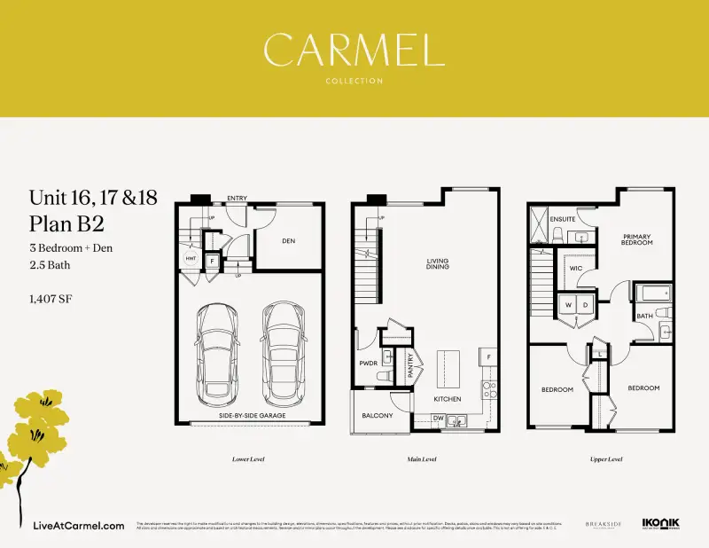 Carmel Carmel Grandview Surrey 1 floor plan