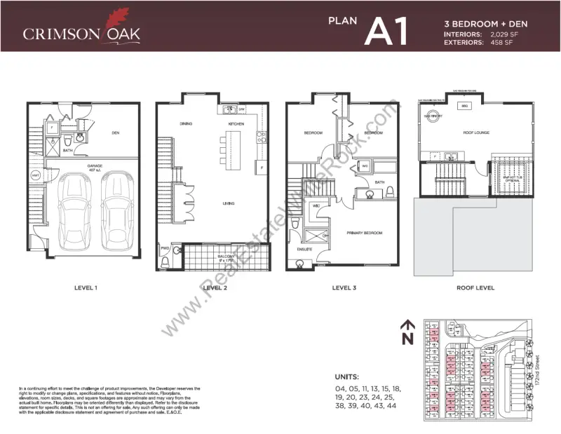 Crimson Oak Crimson Oak Townhomes Floorplans floor plan