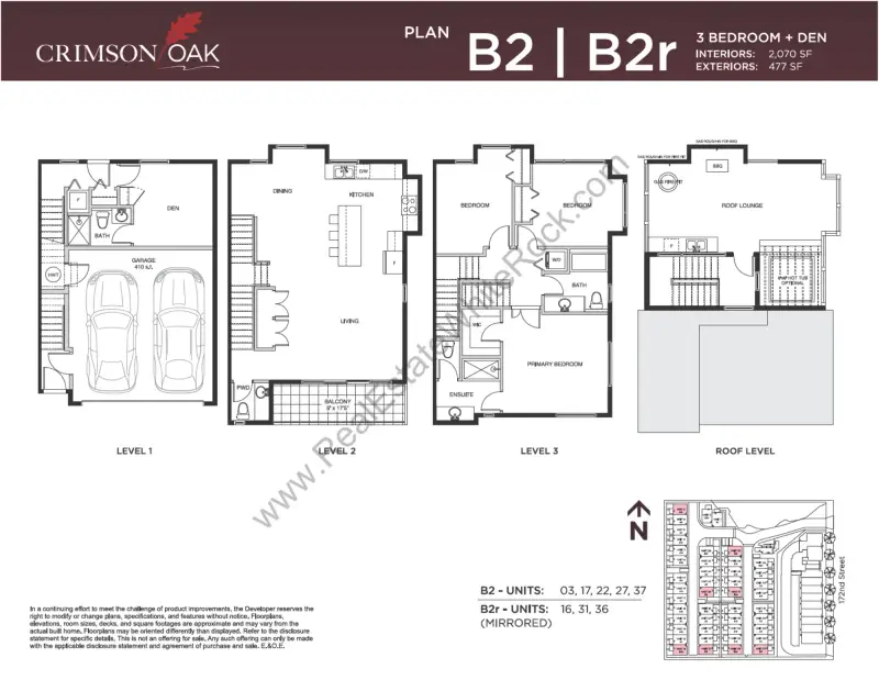Crimson Oak Crimson Oak Townhomes Floorplans floor plan