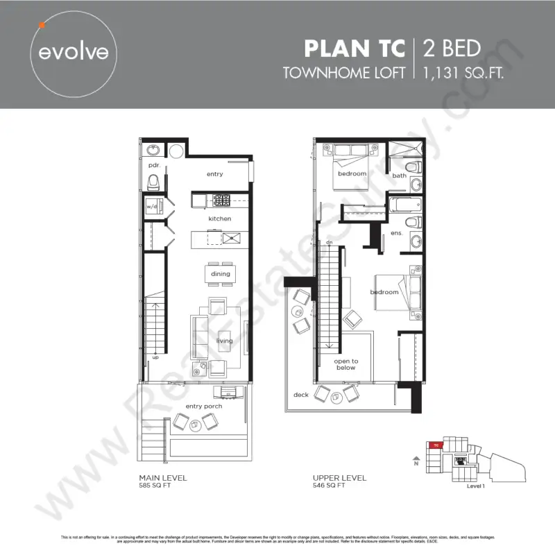 Evolve Evolve floor plan