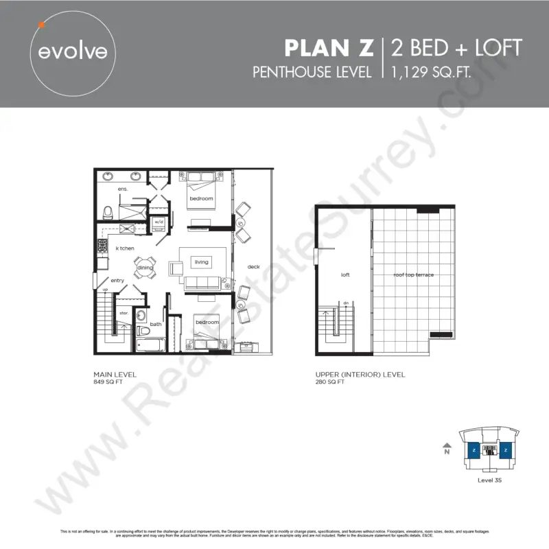 Evolve Evolve floor plan
