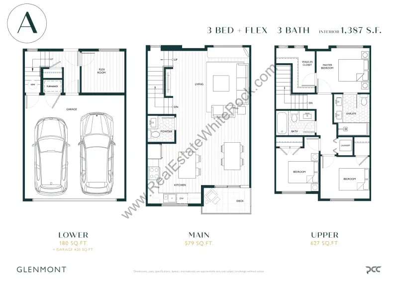 Glenmont Glenmont Townhomes Floorplans floor plan