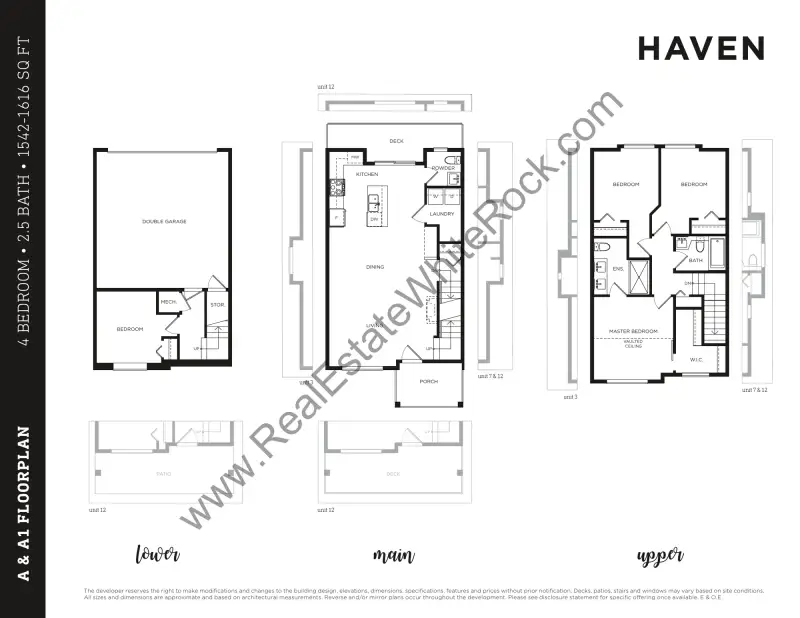 Haven Haven Townhome Floorplans floor plan