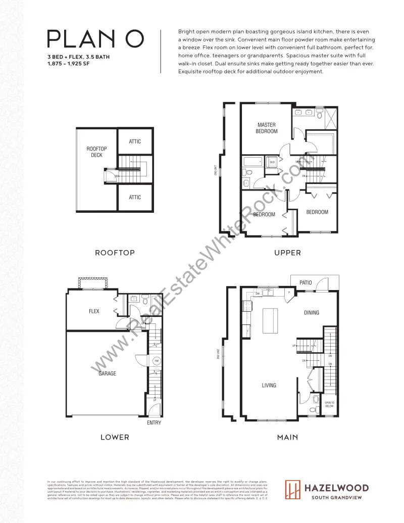 Hazelwood Hazelwood Townhomes Floorplans floor plan