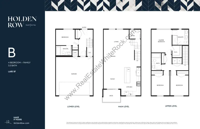 Holden Row Holden Row Townhomes Floorplans floor plan