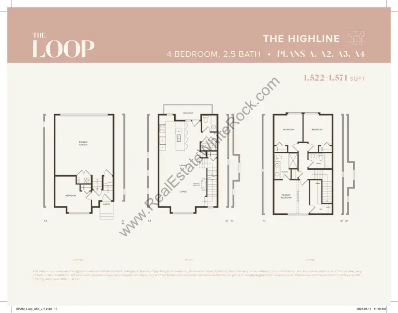 Loop Loop Townhomes Floorplans floor plan