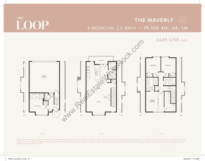 Loop Loop Townhomes Floorplans floor plan