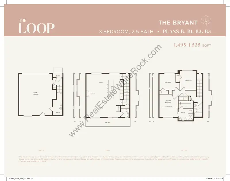 Loop Loop Townhomes Floorplans floor plan