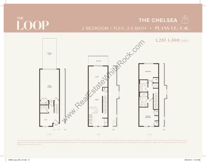 Loop Loop Townhomes Floorplans floor plan