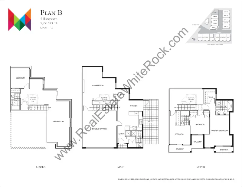 Marca Marca South Surrey Floorplans floor plan