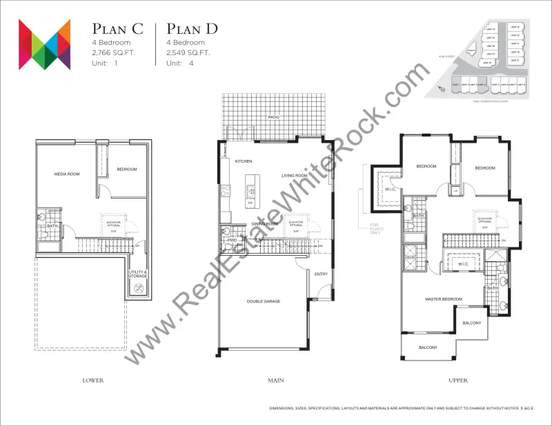 Marca Marca South Surrey Floorplans floor plan
