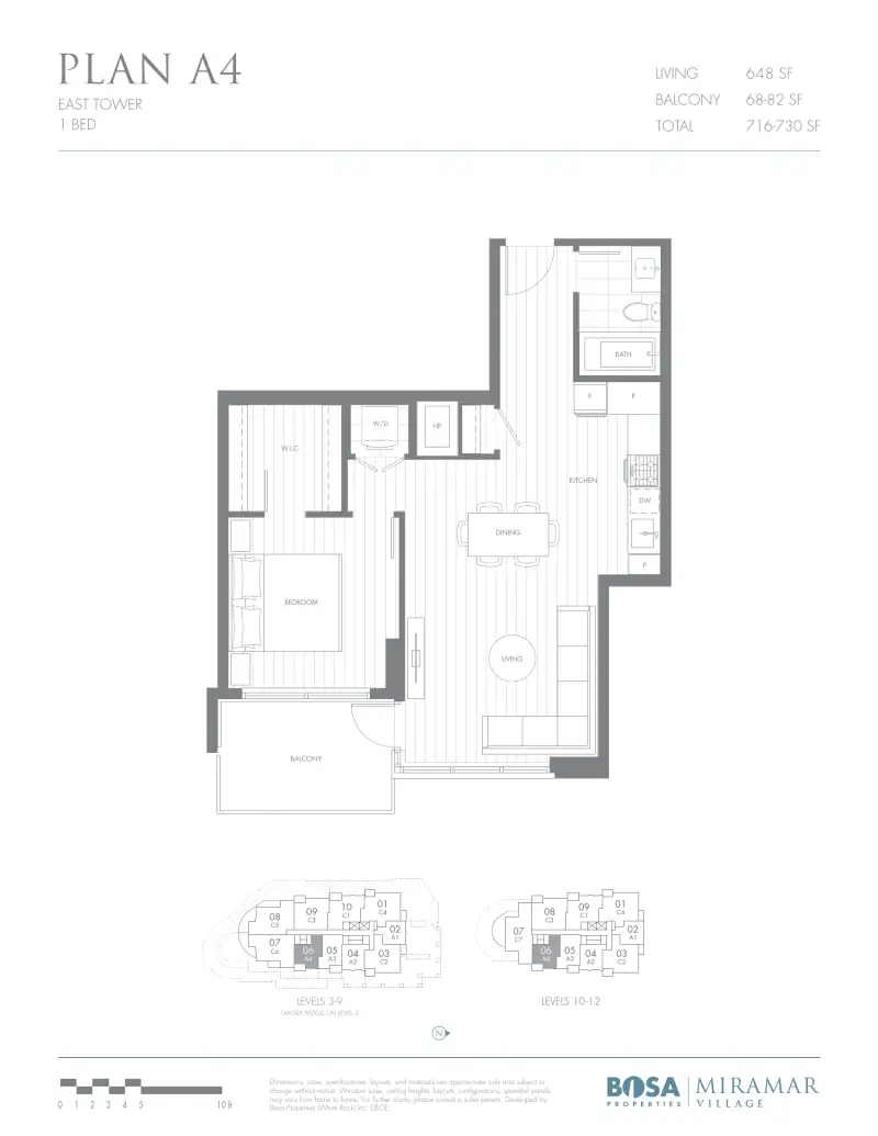 Miramar East MIR Plan A4 floor plan