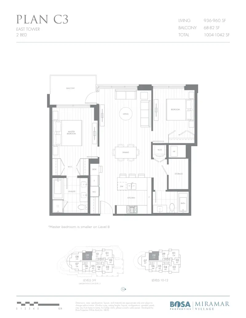 Miramar East MIR Plan C3 floor plan