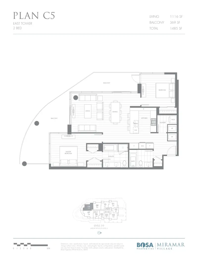 Miramar East MIR Plan C5 floor plan
