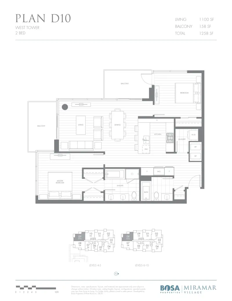 Miramar West MIR Plan D10 floor plan