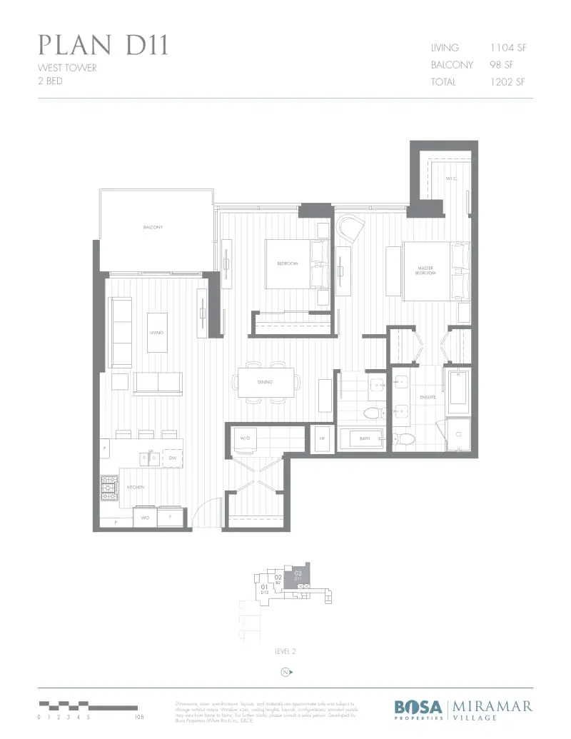 Miramar West MIR Plan D11 floor plan