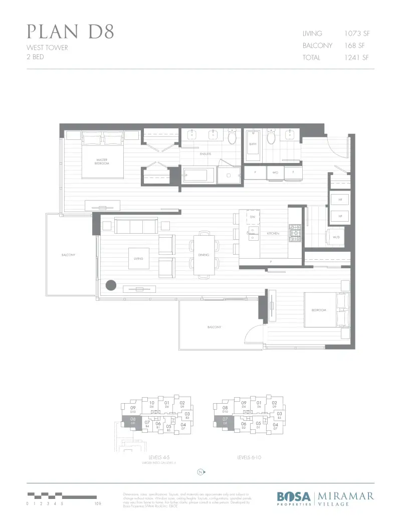 Miramar West MIR Plan D8 floor plan