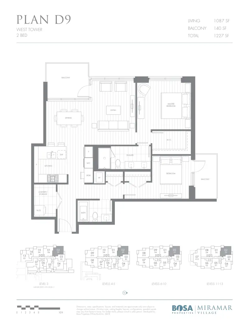 Miramar West MIR Plan D9 floor plan