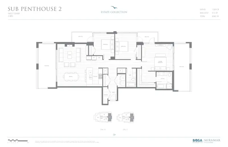 Miramar West MIR T4 SPH2 floor plan