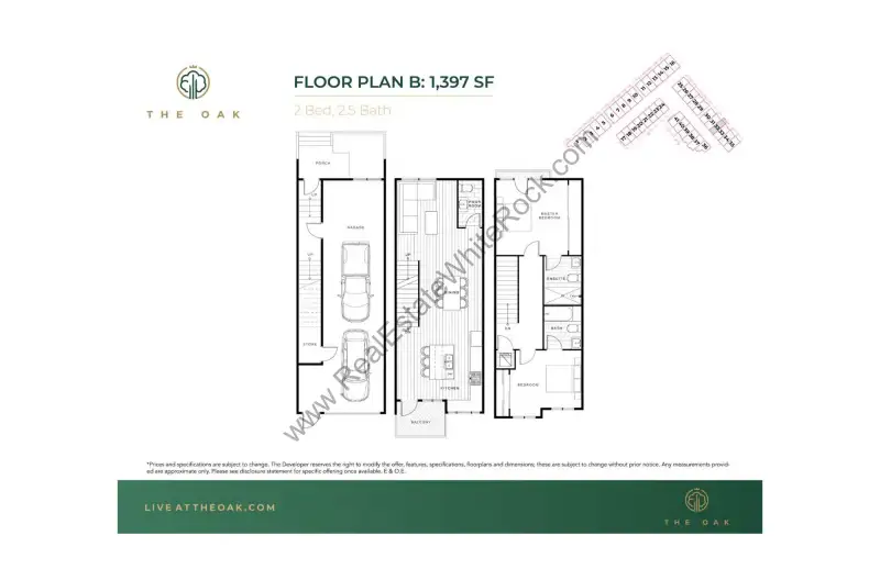 Oak Oak Townhomes South Surrey Floorplans floor plan
