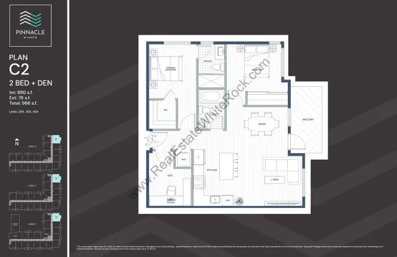 Pinnacle Pinnacle South Surrey Floorplans floor plan