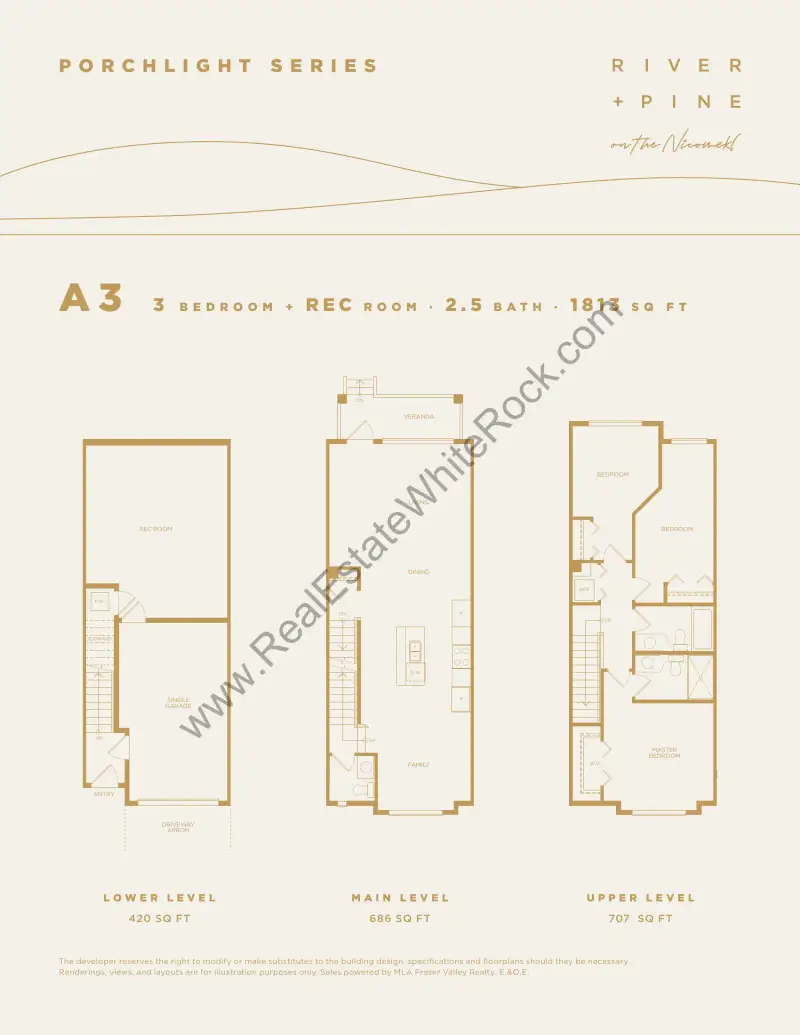 River Pine River Pine Townhomes Floorplans floor plan