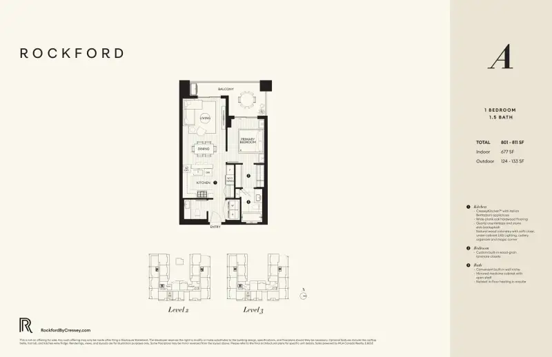 Rockford Rockford Crescent Bch Ocean Pk Lowrise 1 floor plan