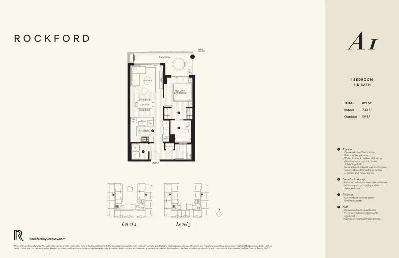 Rockford Rockford Crescent Bch Ocean Pk Lowrise 1 floor plan