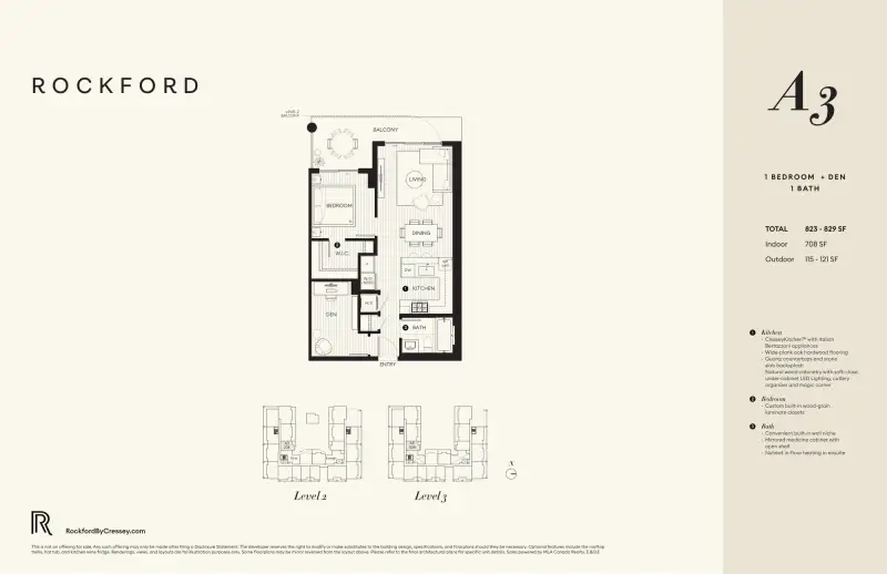 Rockford Rockford Crescent Bch Ocean Pk Lowrise 1 floor plan