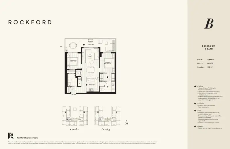 Rockford Rockford Crescent Bch Ocean Pk Lowrise 1 floor plan