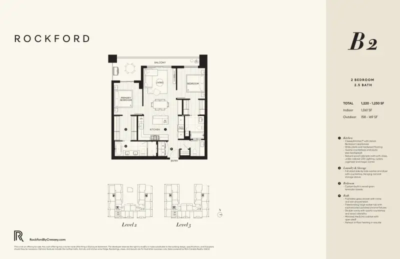 Rockford Rockford Crescent Bch Ocean Pk Lowrise 1 floor plan