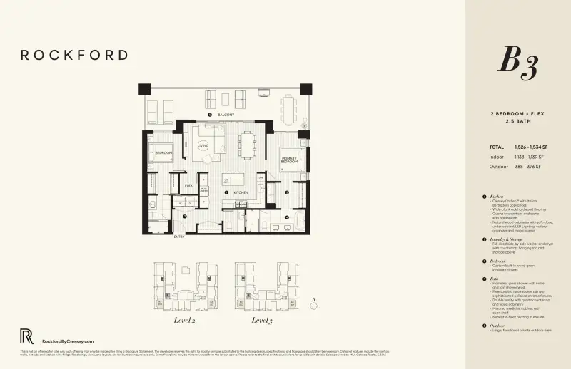 Rockford Rockford Crescent Bch Ocean Pk Lowrise 1 floor plan