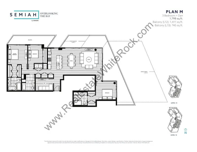 Semiah Semiah White Rock Floorplans floor plan