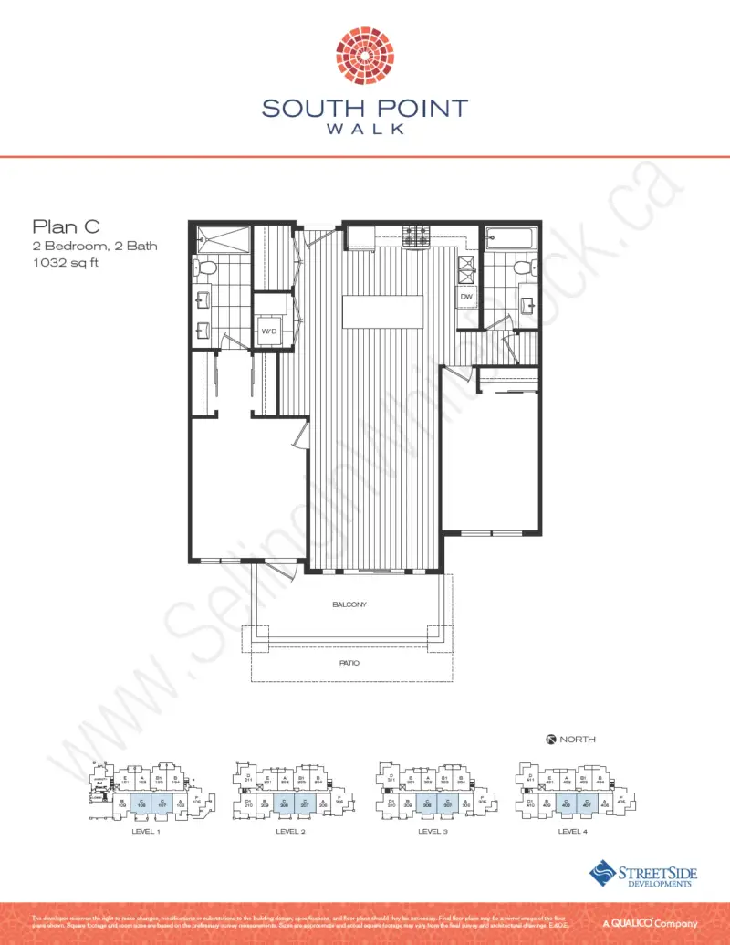 South Point Walk Condos South Point Walk floor plan