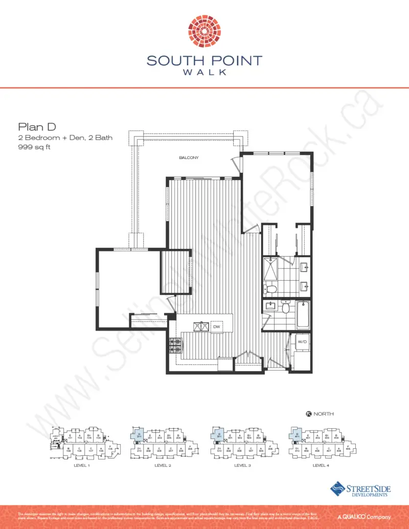 South Point Walk Condos South Point Walk floor plan