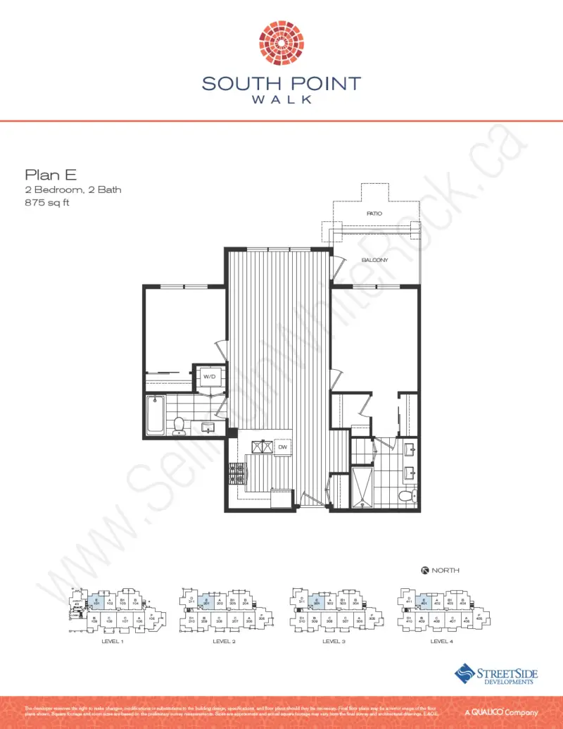 South Point Walk Condos South Point Walk floor plan