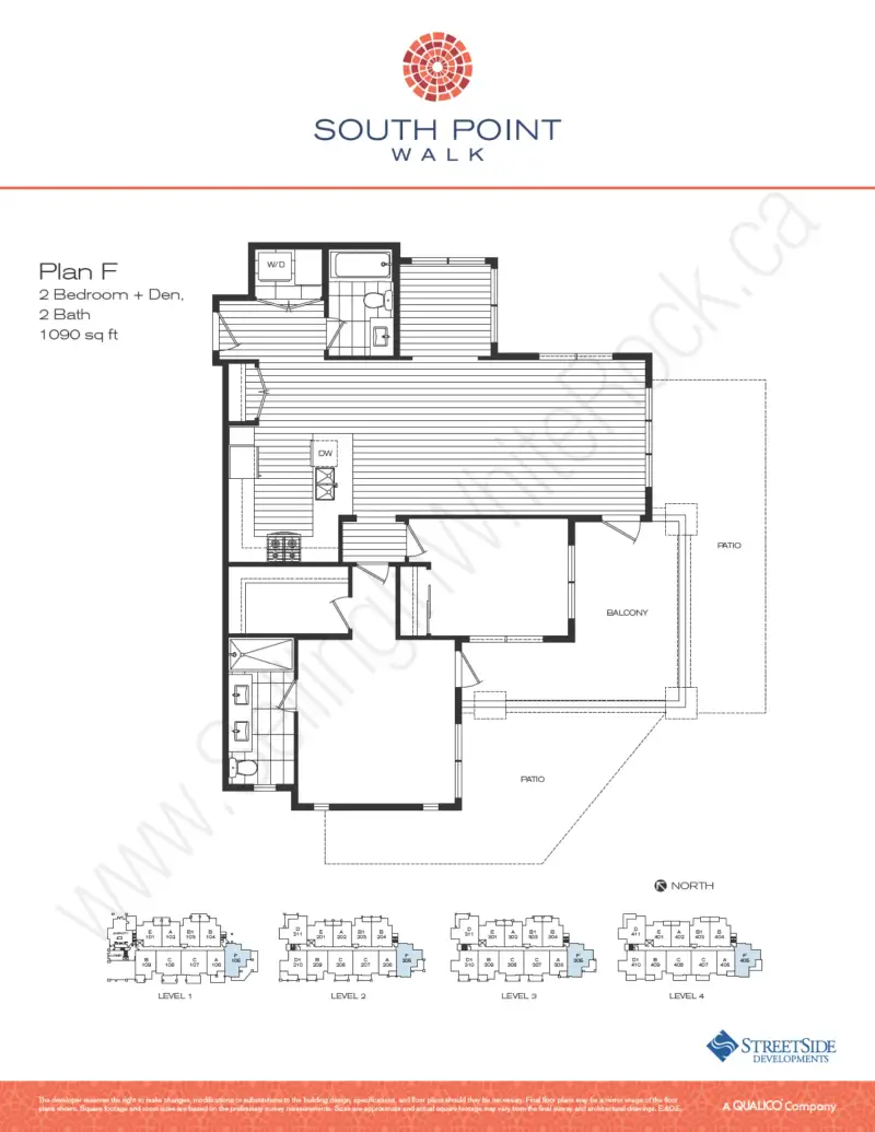 South Point Walk Condos South Point Walk floor plan