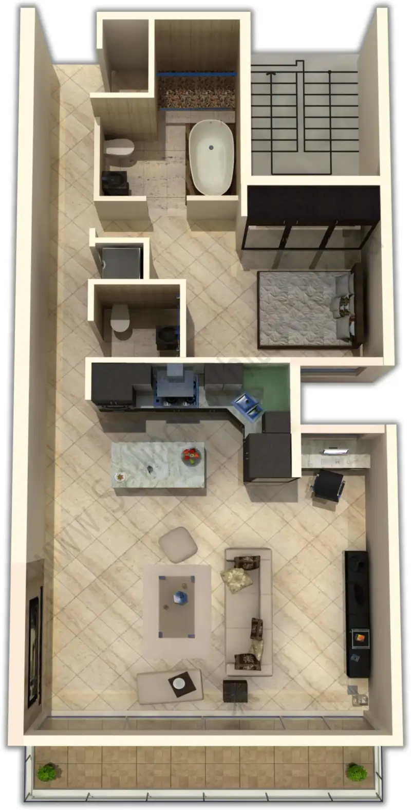 Waves on Marine Waves On Marine floor plan