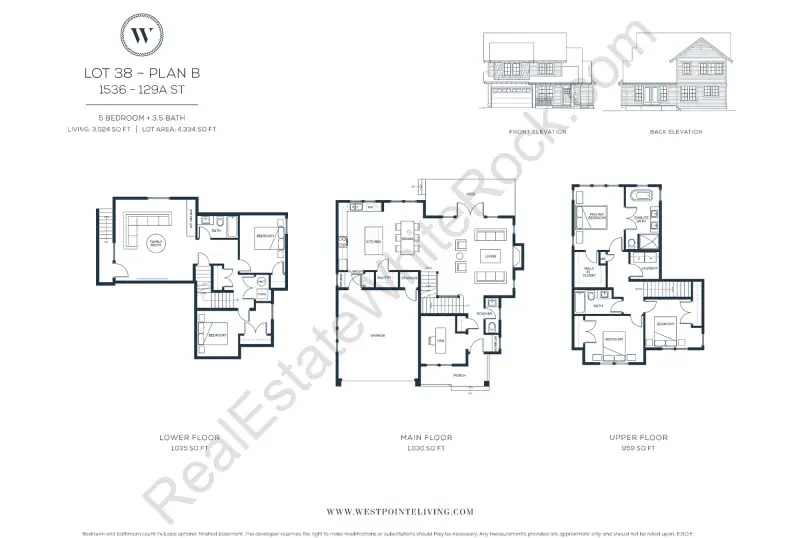 Westpointe Westpointe floor plan
