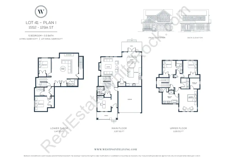 Westpointe Westpointe floor plan