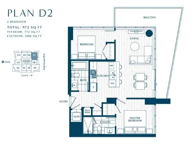 1607 9675 KING GEORGE BOULEVARD - photo 2 of 25