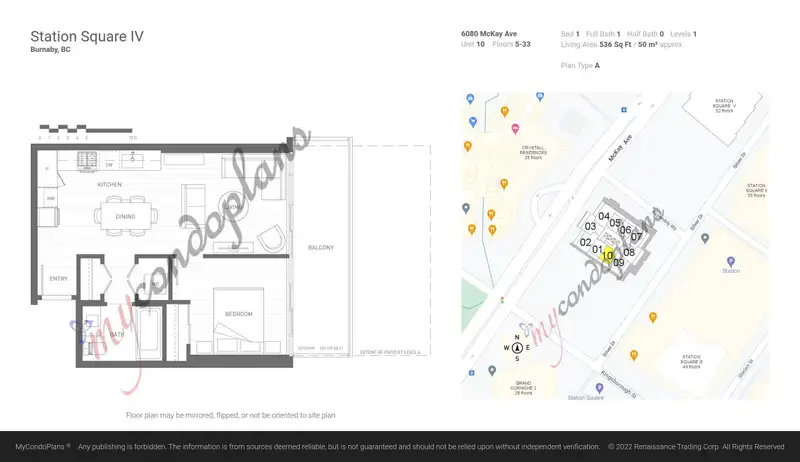 1310 6080 MCKAY AVENUE - photo 1 of 1